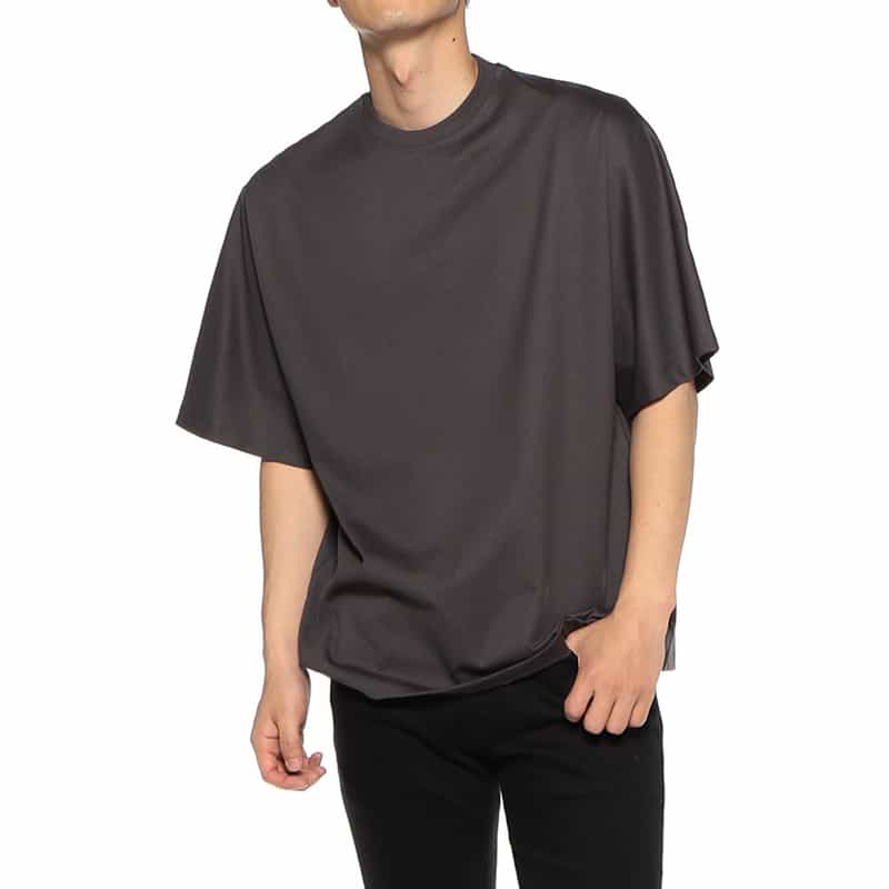 BARNEYS NEW YORK ビッグサイズドルマンスリーブTシャツ DARK GRAY