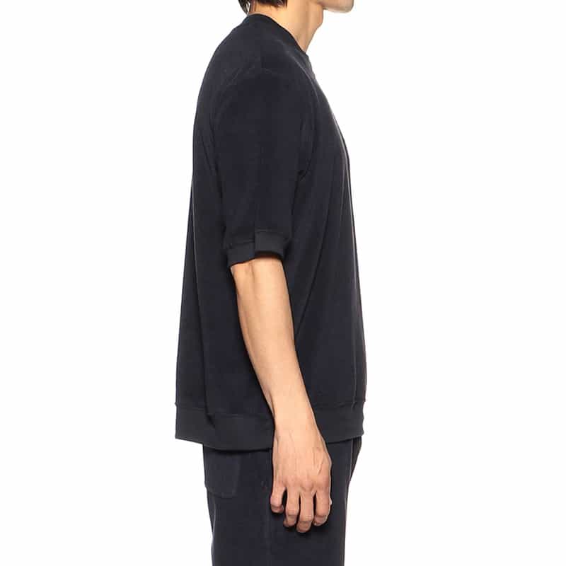 BARNEYS NEW YORK セットアップパイルカットソー NAVY