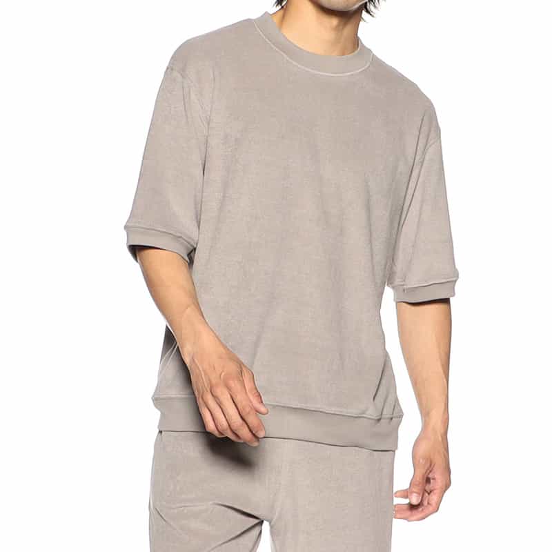 BARNEYS NEW YORK セットアップパイルカットソー GRAY