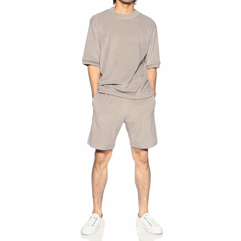 BARNEYS NEW YORK セットアップパイルカットソー GRAY