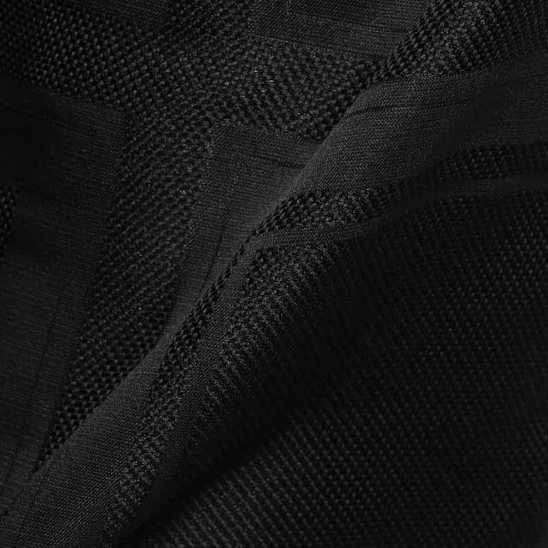 BARNEYS NEW YORK スクエアレースドローストリングワイドパンツ BLACK