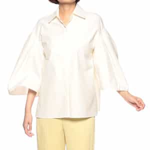 ウォッシャブル ボリュームスリーブシャツ