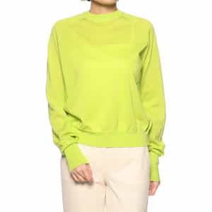 クルーネックシアーニットプルオーバー