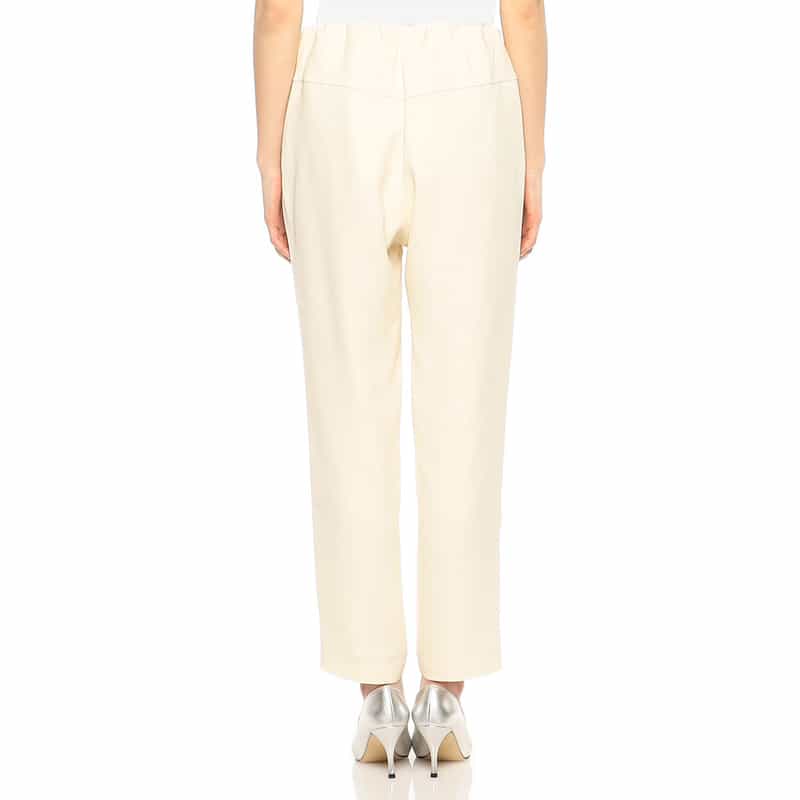 BARNEYS NEW YORK セットアップテーパードクロップドパンツ IVORY