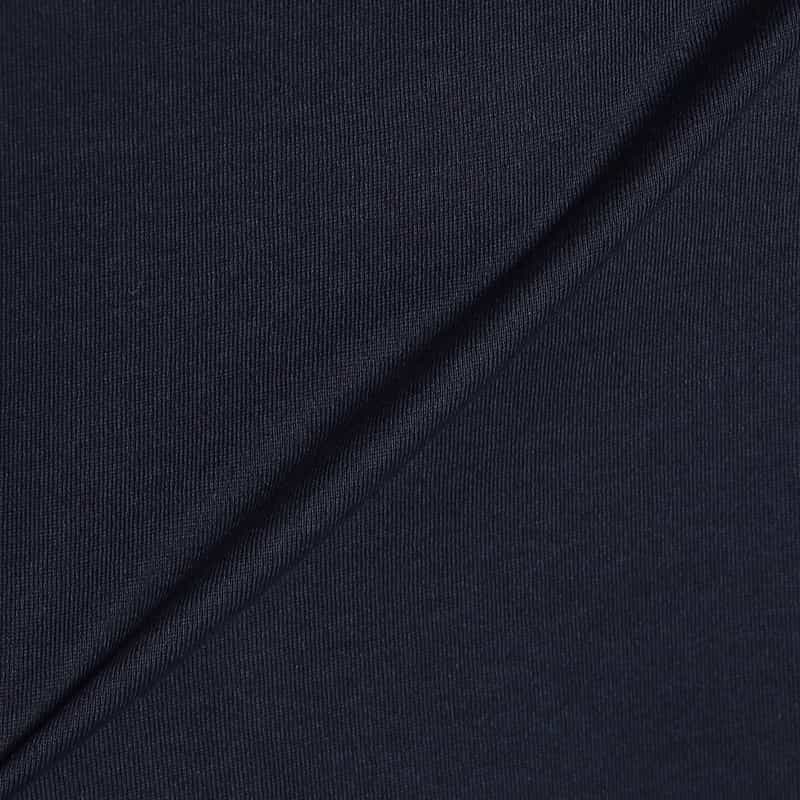 BARNEYS NEW YORK ウォッシャブルコットンハーフスリーブカットソー NAVY