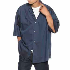 ウォッシャブル コットンソラーロツイル オーバーフィットシャツ