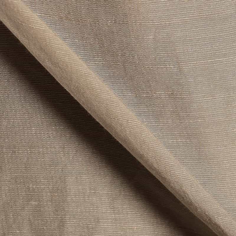 BARNEYS NEW YORK ウォッシャブル パイピング オープンカラー シャツ BEIGE