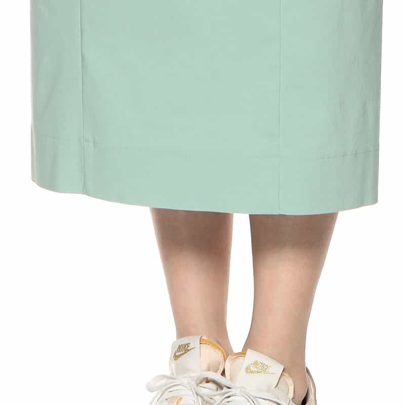 BARNEYS NEW YORK ウォッシャブルサイドポケットタイトスカート LIGHT GREEN