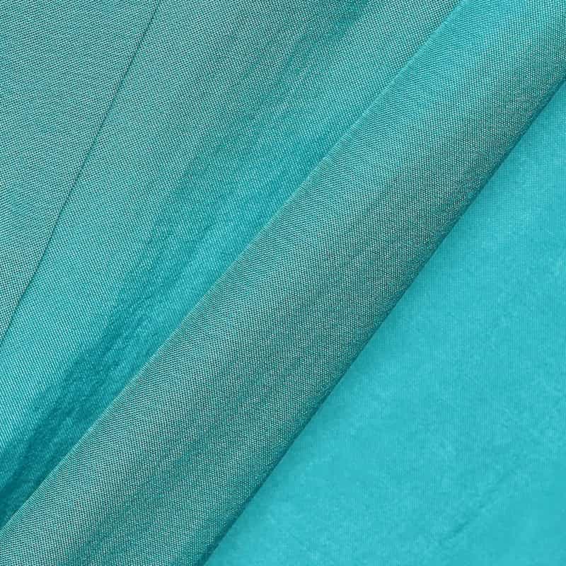 BARNEYS NEW YORK ウォッシャブル シャイニーシャツドレス TURQUOISE