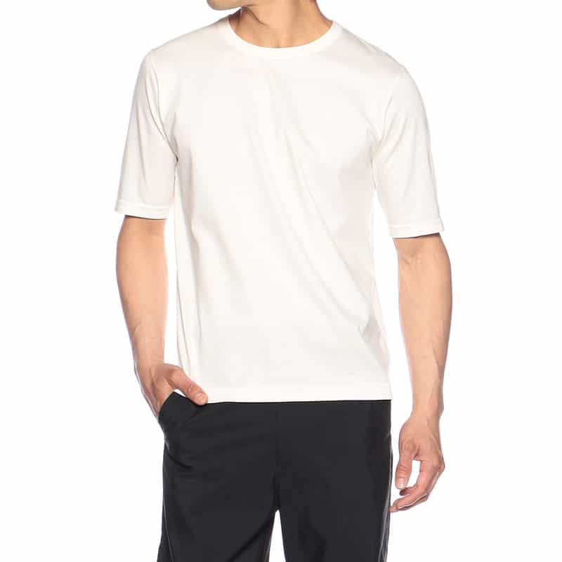 BARNEYS NEW YORK ジャージーTシャツ WHITE