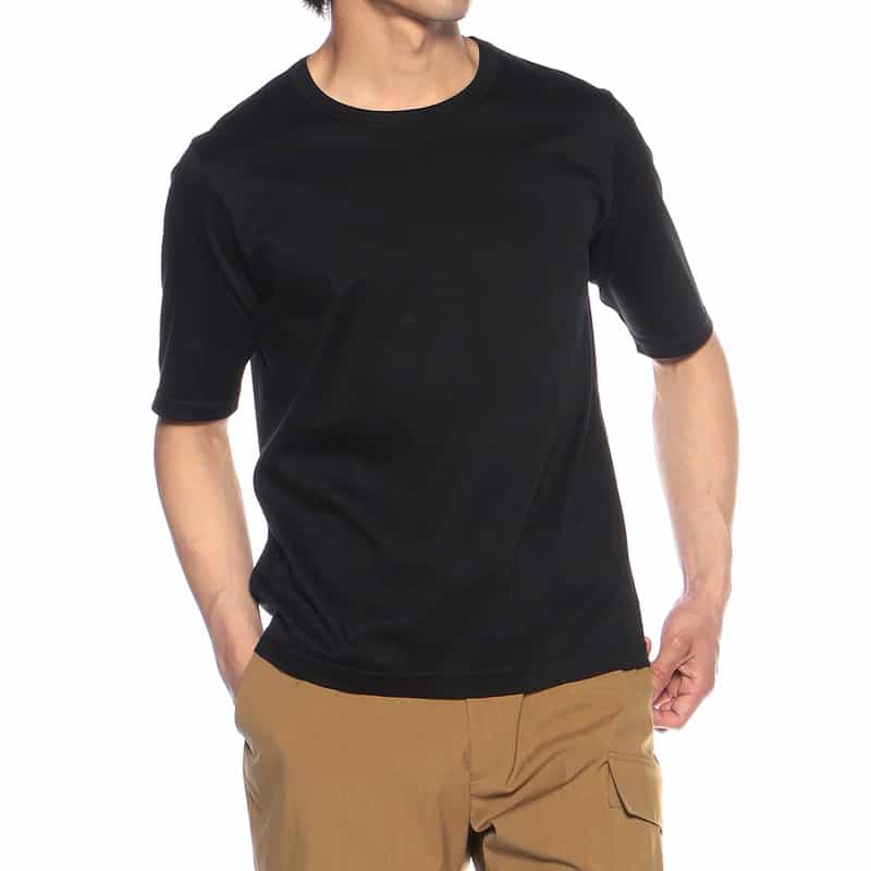 BARNEYS NEW YORK ジャージーTシャツ BLACK