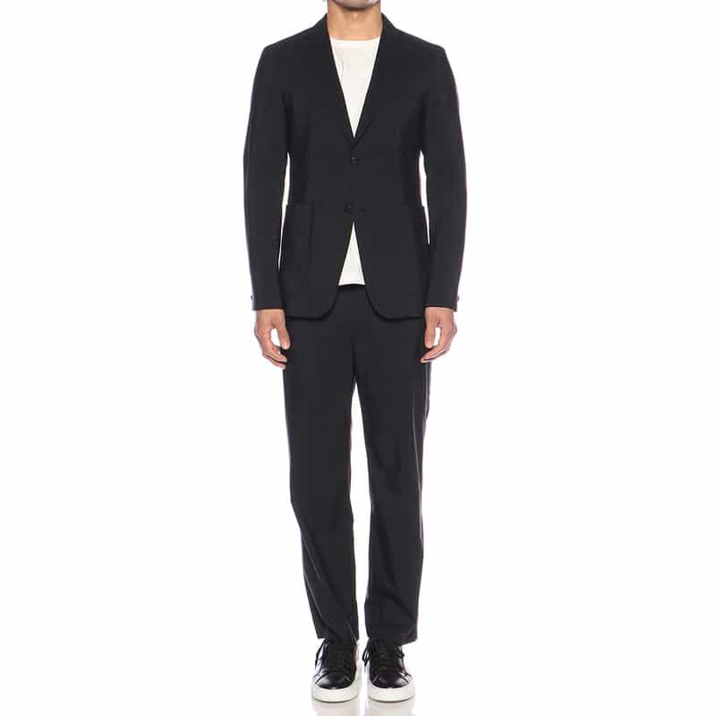 BARNEYS NEW YORK セットアップリップストップジャケット BLACK