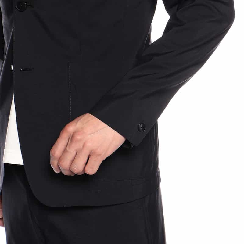 BARNEYS NEW YORK セットアップリップストップジャケット BLACK