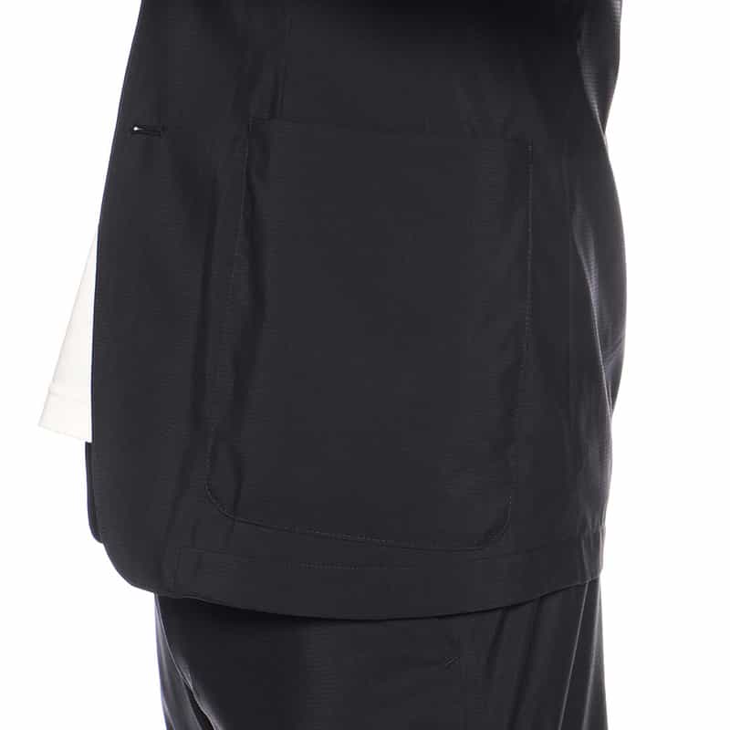 BARNEYS NEW YORK セットアップリップストップジャケット BLACK