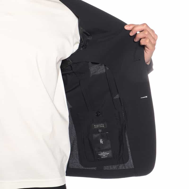 BARNEYS NEW YORK セットアップリップストップジャケット BLACK