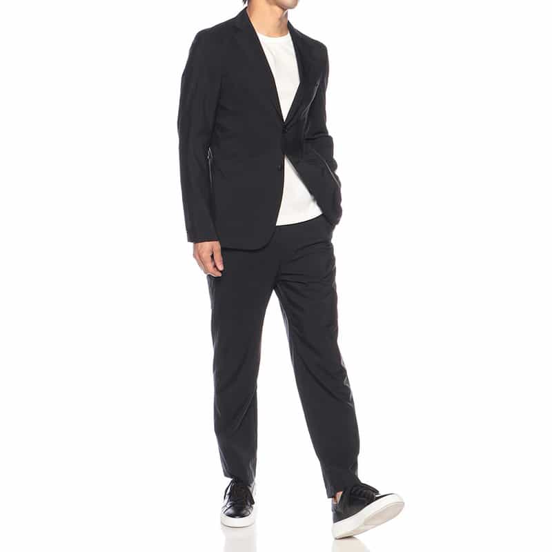 BARNEYS NEW YORK セットアップリップストップワークパンツ BLACK
