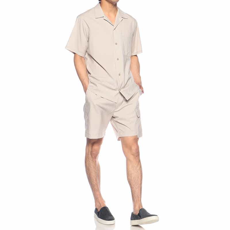 BARNEYS NEW YORK セットアップシャツ IVORY