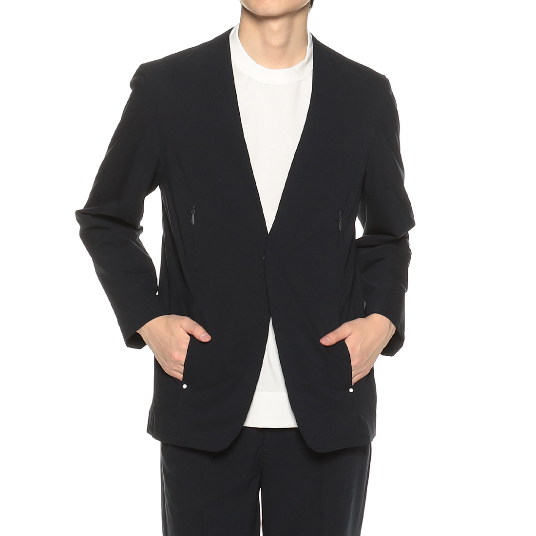 限定ノーカラーアンコンジャケット