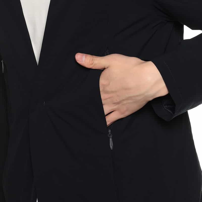 CITERA 限定ノーカラーアンコンジャケット NAVY