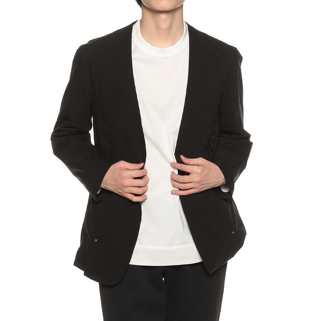 限定ノーカラーアンコンジャケット