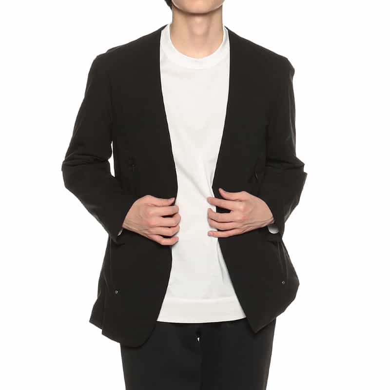 CITERA 限定ノーカラーアンコンジャケット BLACK