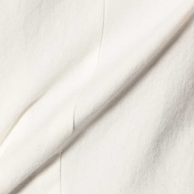 BARNEYS NEW YORK セットアップウォッシャブルノーカラージャケット WHITE