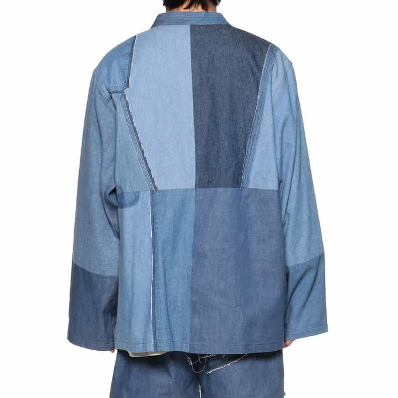 CHILDREN OF THE DISCORDANCE バーニーズ　ニューヨーク限定パッチワークデニムジャケット BLUE