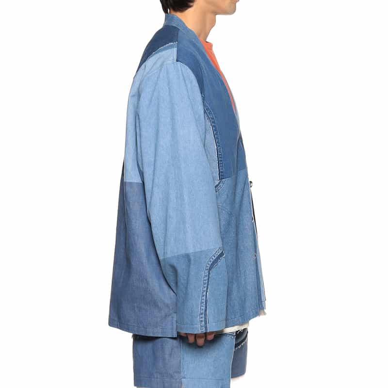 CHILDREN OF THE DISCORDANCE バーニーズ　ニューヨーク限定パッチワークデニムジャケット BLUE