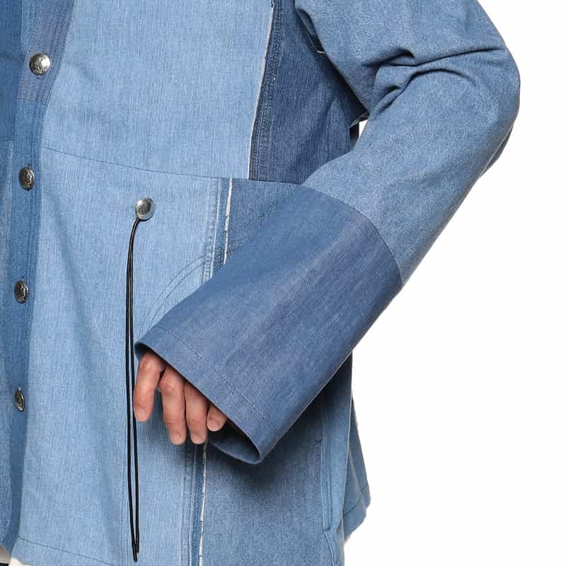 CHILDREN OF THE DISCORDANCE バーニーズ　ニューヨーク限定パッチワークデニムジャケット BLUE