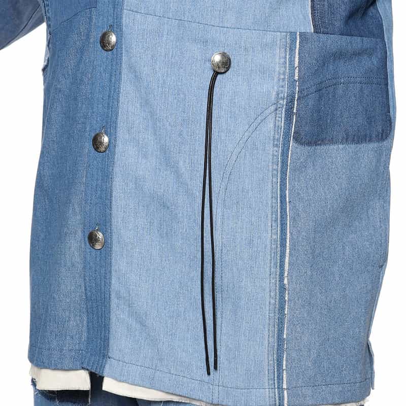 CHILDREN OF THE DISCORDANCE バーニーズ　ニューヨーク限定パッチワークデニムジャケット BLUE