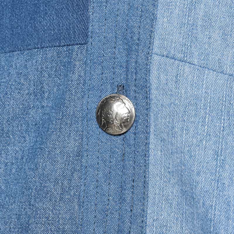 CHILDREN OF THE DISCORDANCE バーニーズ　ニューヨーク限定パッチワークデニムジャケット BLUE