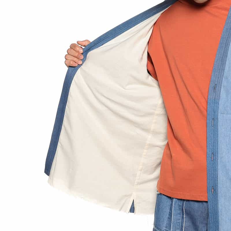 CHILDREN OF THE DISCORDANCE バーニーズ　ニューヨーク限定パッチワークデニムジャケット BLUE