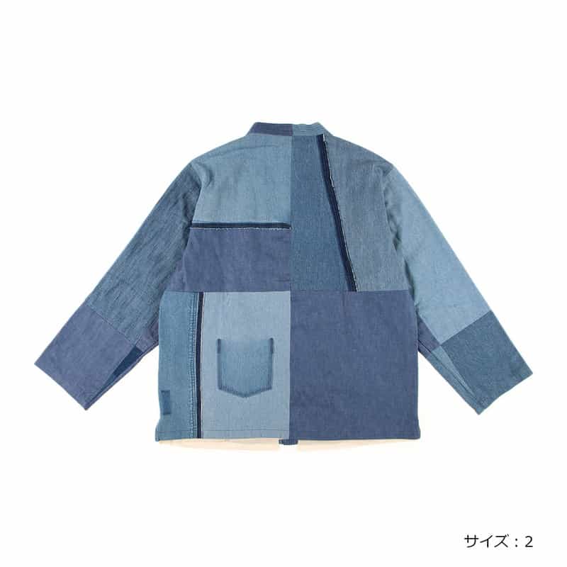 CHILDREN OF THE DISCORDANCE バーニーズ　ニューヨーク限定パッチワークデニムジャケット BLUE