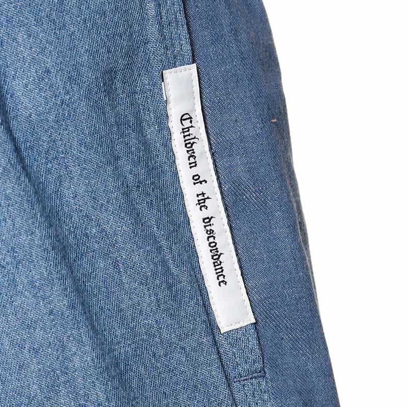 CHILDREN OF THE DISCORDANCE バーニーズ　ニューヨーク限定パッチワークデニムショーツ BLUE