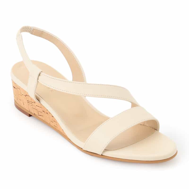 BARNEYS NEW YORK ウェッジソールサンダル IVORY