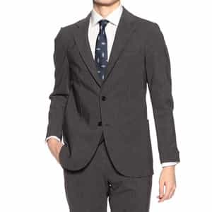 セットアップマイクロ千鳥柄ジャージージャケット