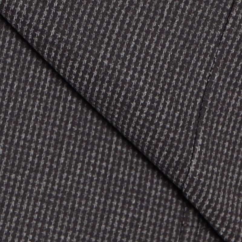 BARNEYS NEW YORK セットアップマイクロ千鳥柄ジャージージャケット GRAY