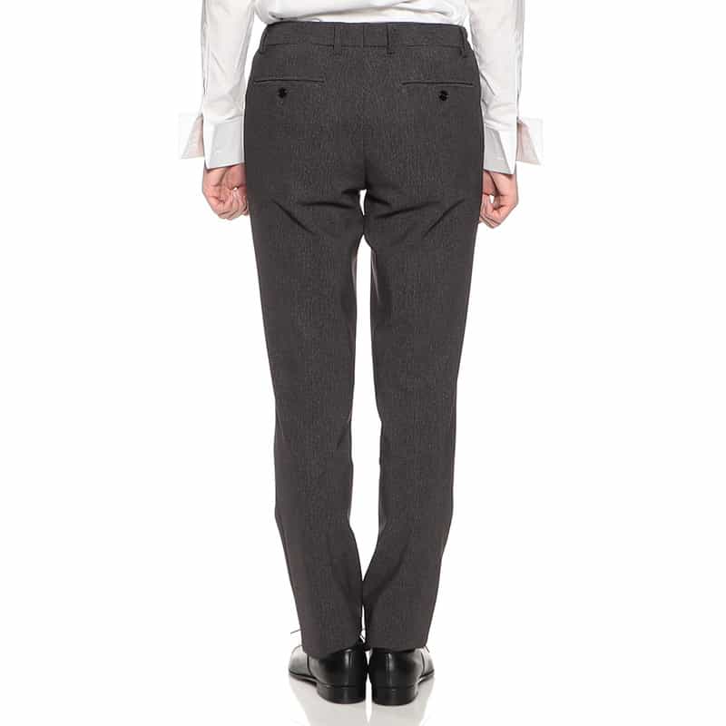 BARNEYS NEW YORK セットアップマイクロ千鳥柄ジャージーパンツ GRAY