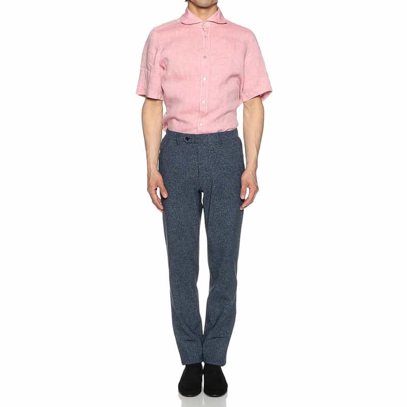 BARNEYS NEW YORK セットアップデニムライクジャージーパンツ NAVY