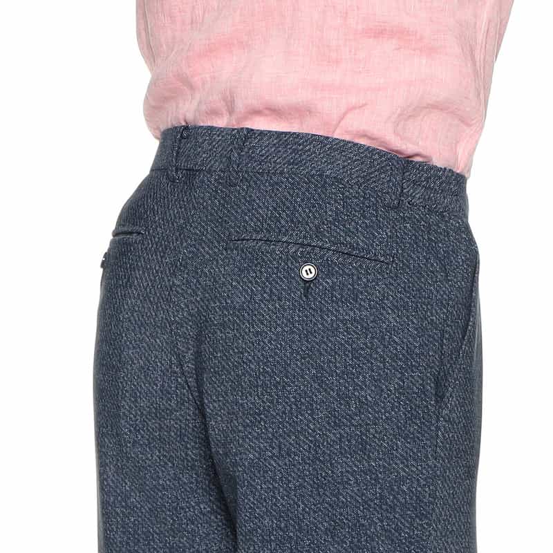 BARNEYS NEW YORK セットアップデニムライクジャージーパンツ NAVY