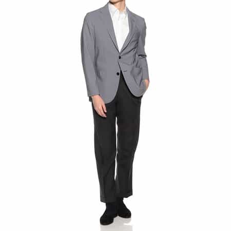 新品⭐︎バーニーズニューヨークノーカラージャケット KIYOMI SAITO】春夏バーニーズニューヨークノーカラージャケット L