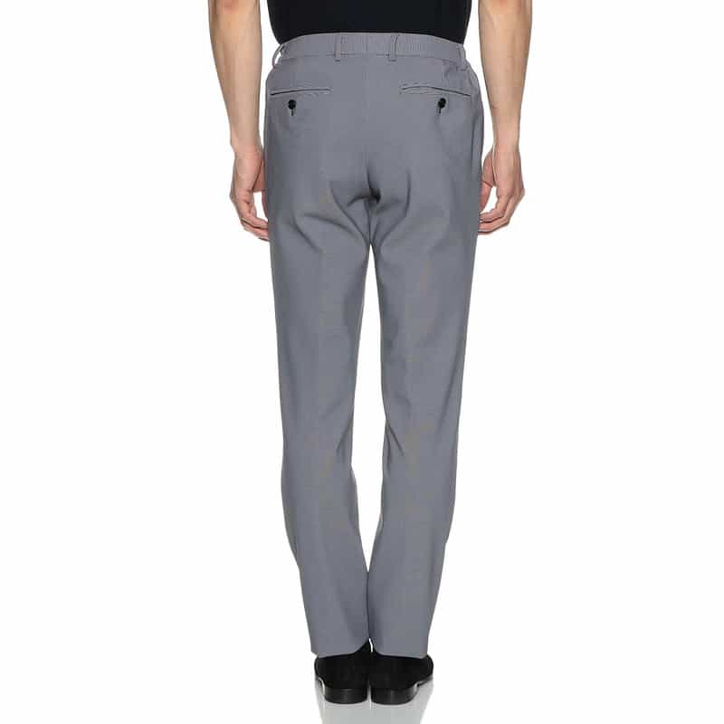 BARNEYS NEW YORK セットアップ千鳥柄ジャージーパンツ BLUE