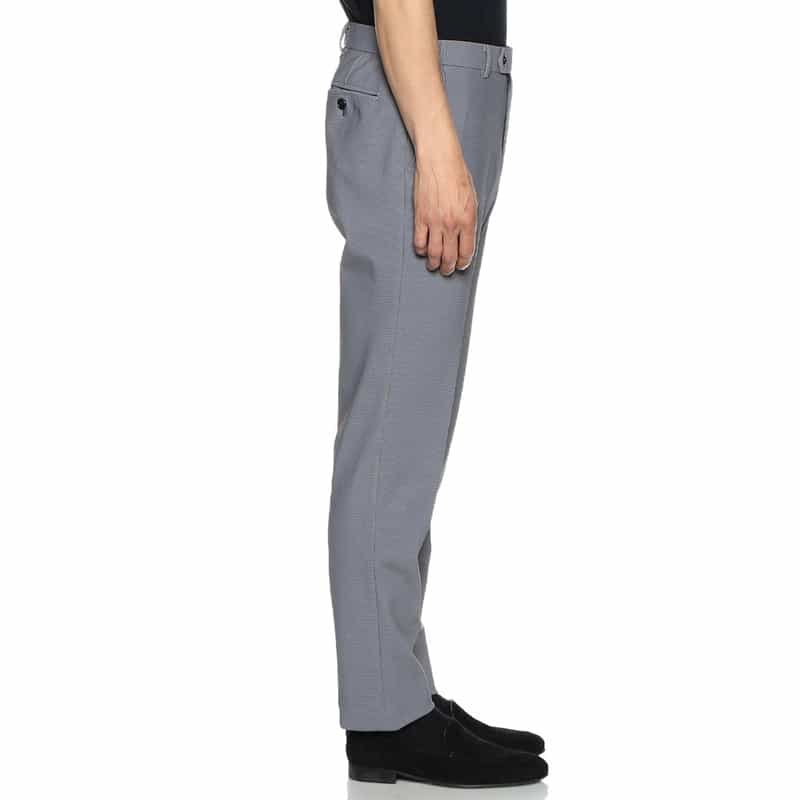 BARNEYS NEW YORK セットアップ千鳥柄ジャージーパンツ BLUE