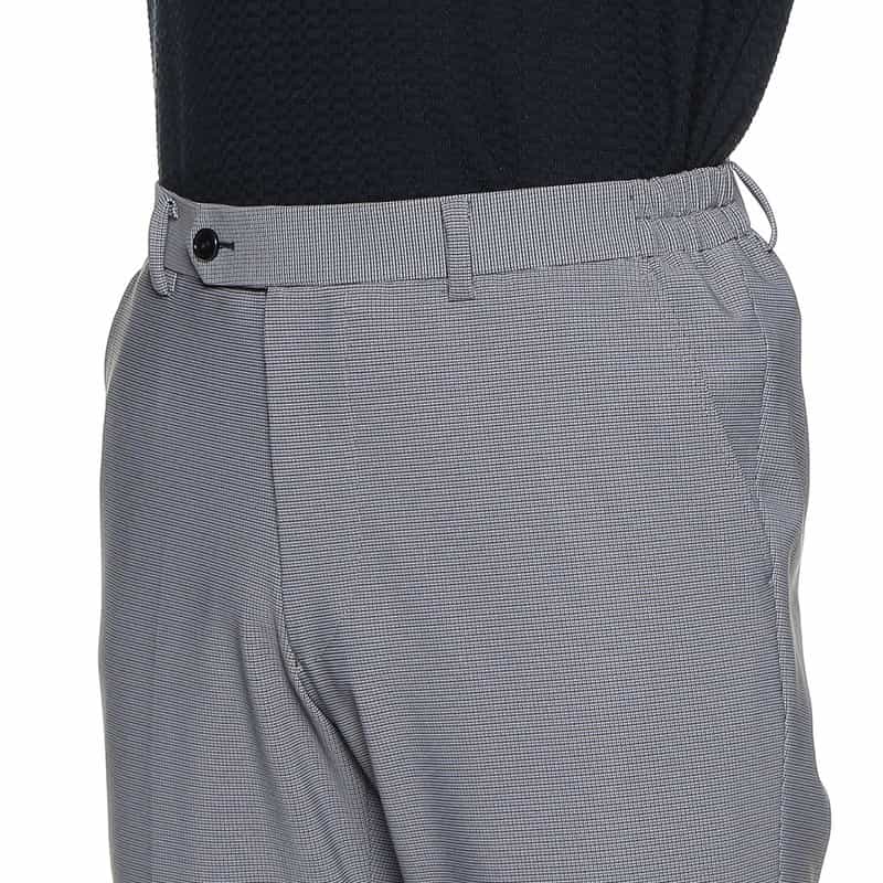 BARNEYS NEW YORK セットアップ千鳥柄ジャージーパンツ BLUE