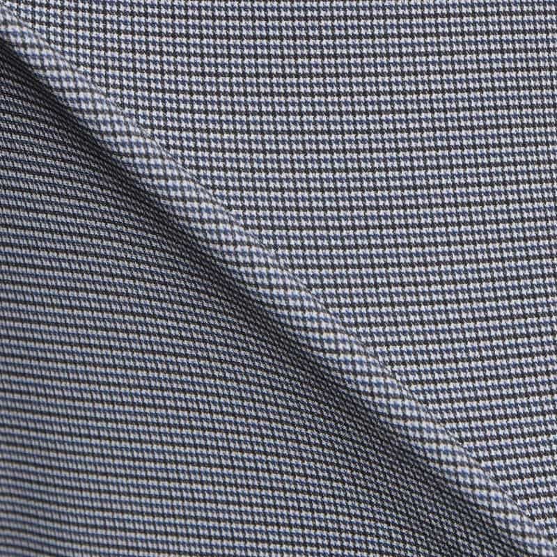 BARNEYS NEW YORK セットアップ千鳥柄ジャージーパンツ BLUE