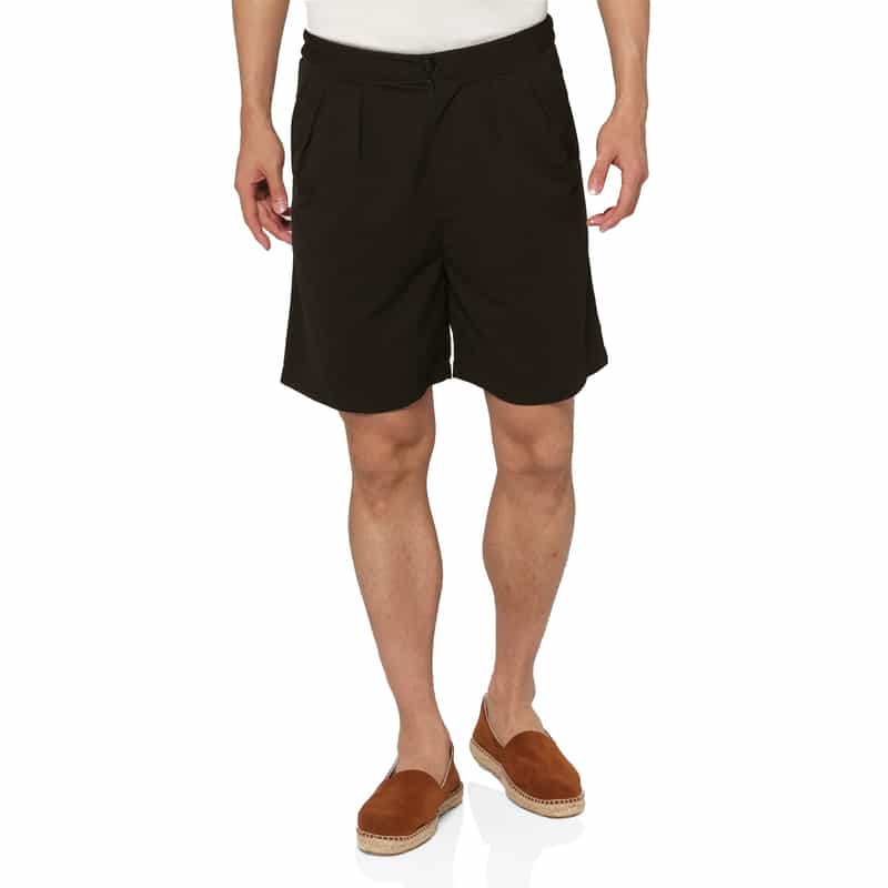 BARNEYS NEW YORK ジャージー素材ショーツ BROWN
