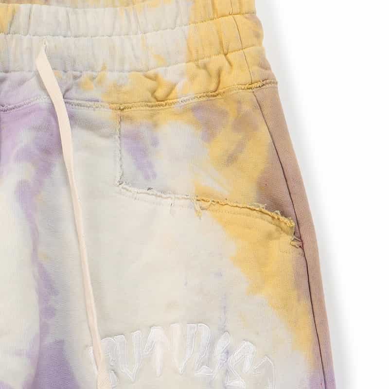 CVTVLIST ハンド加工スエットイージーパンツ ORANGE