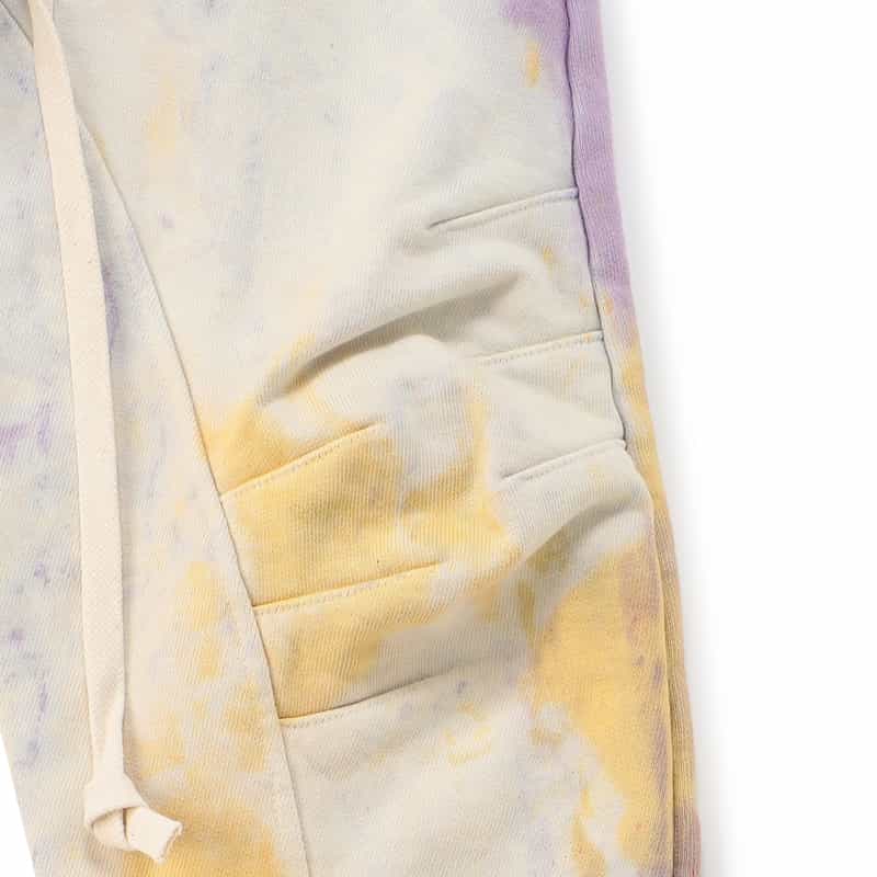 CVTVLIST ハンド加工スエットイージーパンツ ORANGE