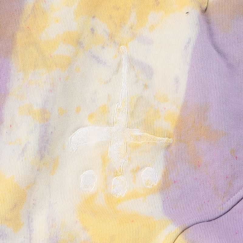 CVTVLIST ハンド加工スエットイージーパンツ ORANGE