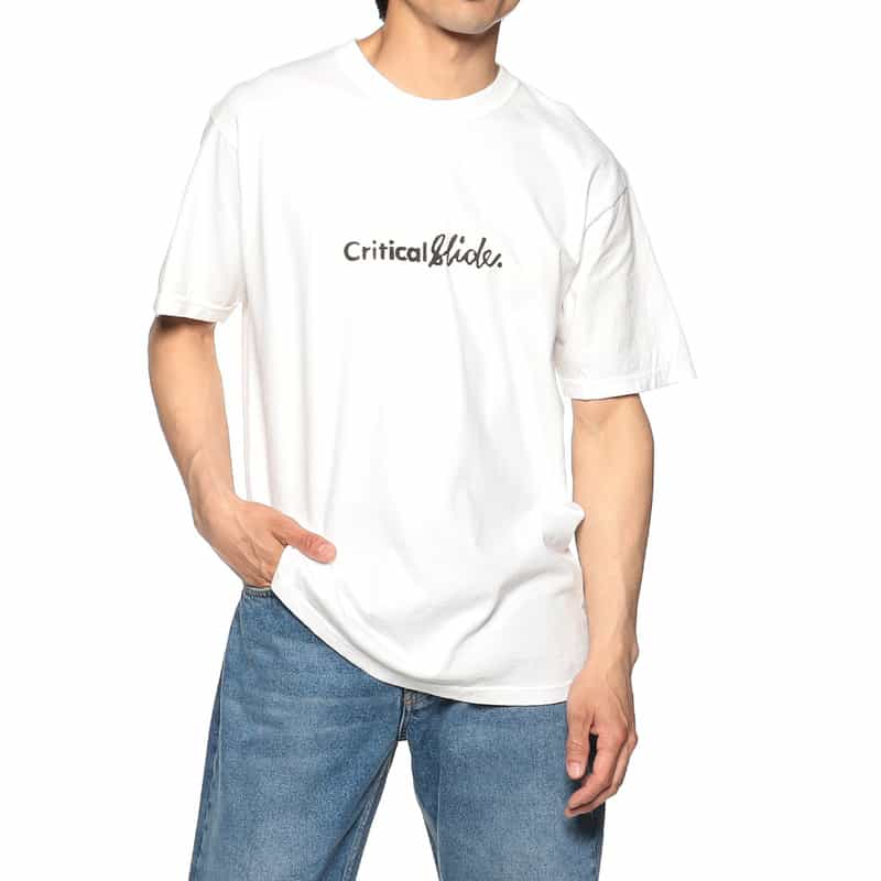 CRITICAL SLIDE 限定ロゴTシャツ WHITE